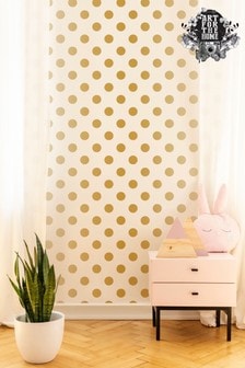 Art For The Home Gold Superfresco Easy Dotty Wallpaper