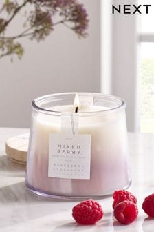 Purple Mixed Berry Lidded Jar Scented Candle (851081) | £6