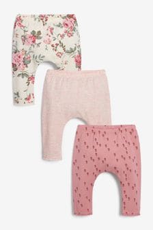 Pink Baby 3 Pack Leggings (852902) | £11 - £13