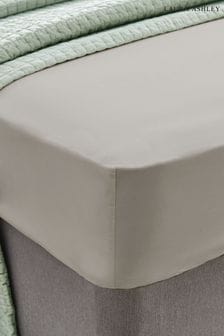 Steel 400 Thread Count Cotton Fitted Sheet