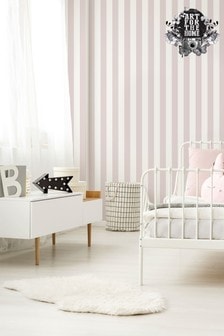Art For The Home Pink Superfresco Easy Pastel Stripe Wallpaper