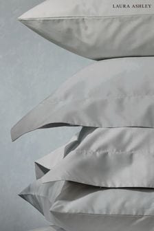 Set of 2 Steel 400 Thread Count Cotton Pillowcases