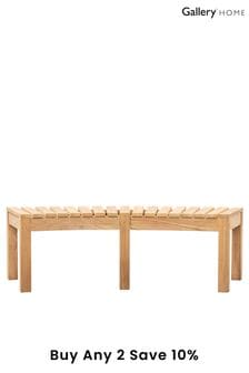 Gallery Home Natural Ballivor Without Backrest Bench