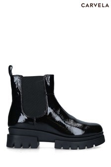 Carvela Comfort Black Run Chelsea Boots