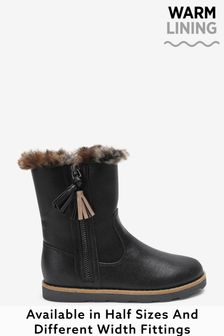 Black Standard Fit (F) Atelier-lumieresShops Thermal Thinsulate™ Lined Boots (865170) | £33 - £39