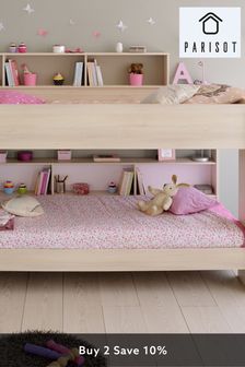 Bibop Bunkbed With Built In Shelving By Parisot