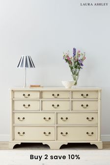 Clifton Ivory 10 Drawer Wide Chest By Laura Ashley (870663) | £1,095