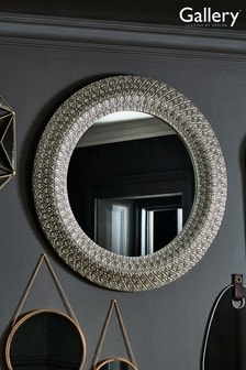 Pewter Grey Nisha Mirror by Gallery