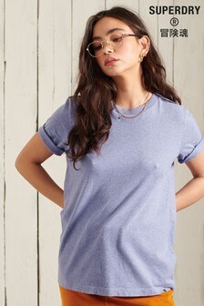 Superdry Purple Organic Cotton Essential T-Shirt