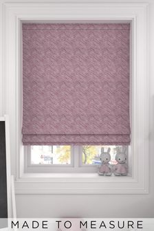Rose Pink Bronte Made To Measure Roman Blind