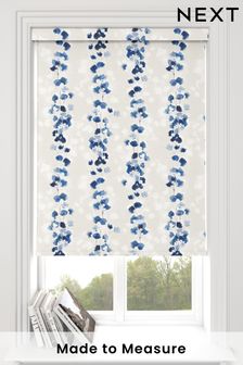 Ink Blue Tatton Made To Measure Roller Blind (879121) | £57