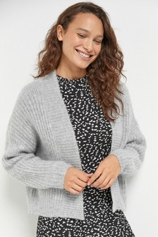 dark grey cardigan womens