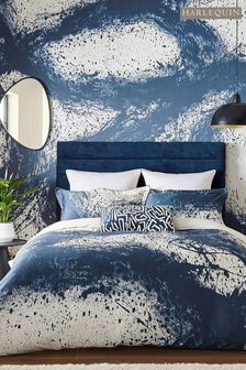Harlequin Blue Enigmatic Duvet Cover and Pillowcase Set