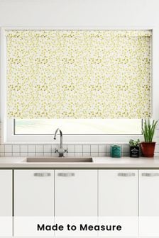 Zest Yellow Sprig Made To Measure Roller Blind