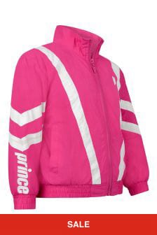 Prince Kids Pink Baseline Track Jacket