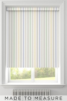 Yellow/Natural Stripe Made To Measure Roller Blind