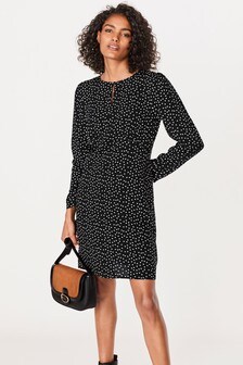 work shift dress with sleeves