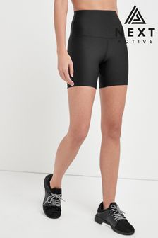 Recycled Black High Waist Next Active Sports Sculpting Cycling Shorts (895679) | £14