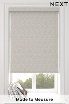 Pebble Grey Sully Made To Measure Roller Blind