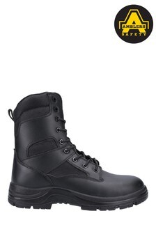 Amblers Safety Black FS009C Water Resistant Lace-Up Safety Boots (905393) | £62