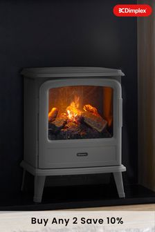 Dimplex Slate Grey Evandale Optimyst Electric Stove Fireplace (908418) | £430
