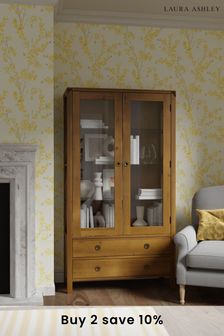 Honey Gold Balmoral 2 Door 2 Drawer Display Unit