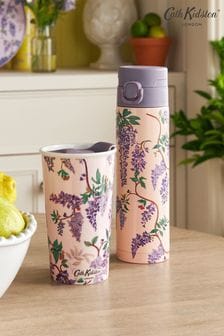 Cath Kidston Purple Wisteria Travel Mug & Flask Set