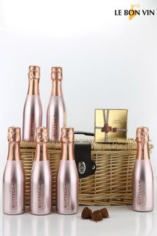Le Bon Vin Pink And Sparkly Rosé Hamper (915807) | £56