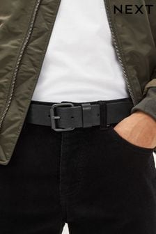 Black Hell for Leather Italian Leather Belt (918625) | £25