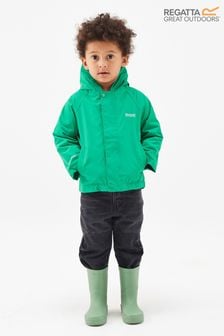 5-6 Years Regatta Boys Regatta Kids Stormbreak Jacket Plain Raincoat Black
