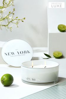 Green Collection Luxe New York 3 Wick Jasmine Orange Blossom Scented Candle (927026) | £20