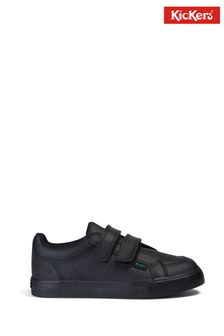 Kickers Junior Twin Hook and Loop Leather Shoes