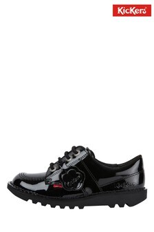 Kickers Junior Kick Lo Patent Leather Shoes