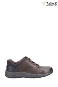 Cotswold Brown Rollright Lace-Up Casual Shoes