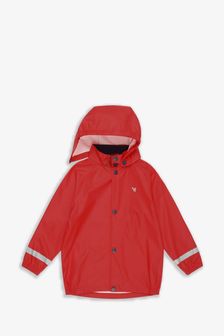 Muddy Puddles Red Rainy Day Waterproof Jacket