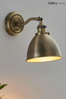 Gallery Home Antique Brass Langley Wall Light