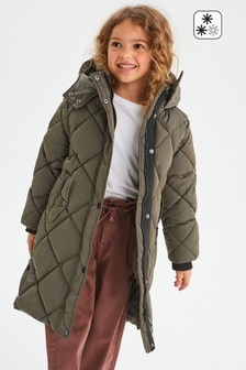 Shower Resistant Quilted Padded Coat (3-16yrs)