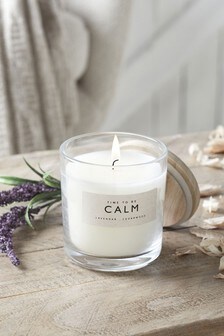 Calm Lavender And Cedarwood Fragranced Candle