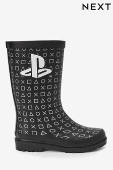 Black PlayStation™ Rubber Wellies (946345) | £22 - £25