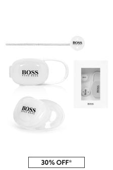 Boss Kidswear Pacifier And Clip Gift Set