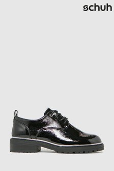 Schuh Black Lola Lace-Up Shoes