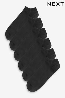 Black 6 Pack Trainer Socks (950035) | £10