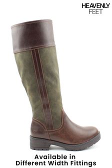 Heavenly Feet Brown Ladies Tall Boots