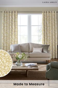 Gold Rye Wood Violet Made to Measure Curtains