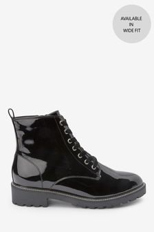 next black ankle boots