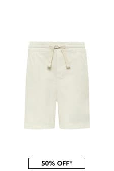 Dolce & Gabbana Kids Baby Boys White Cotton Shorts