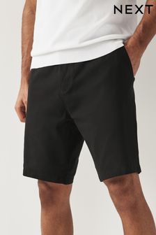 Black Slim Stretch Chino Shorts (960249) | £20
