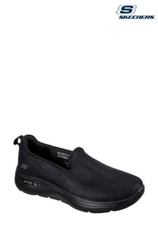 Skechers® Black Go Walk Arch Fit Smooth Voyage Trainers