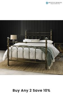 Krystal Antique Brass Bed by Bentley Designs