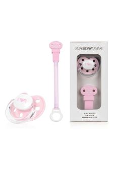 Emporio Armani Pink Baby Pacifier